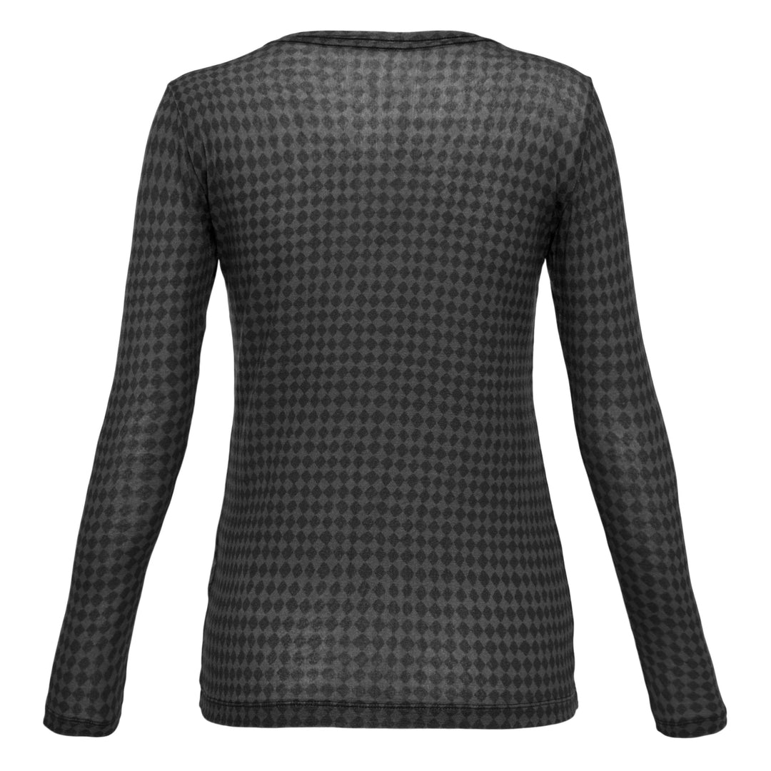 Diamond Wool Mix Jersey Top