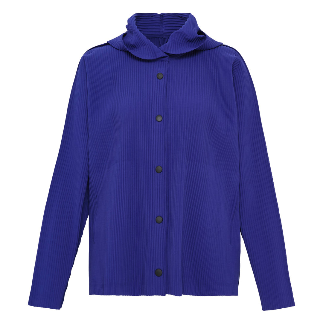 Fine Knit Pleated Blouson