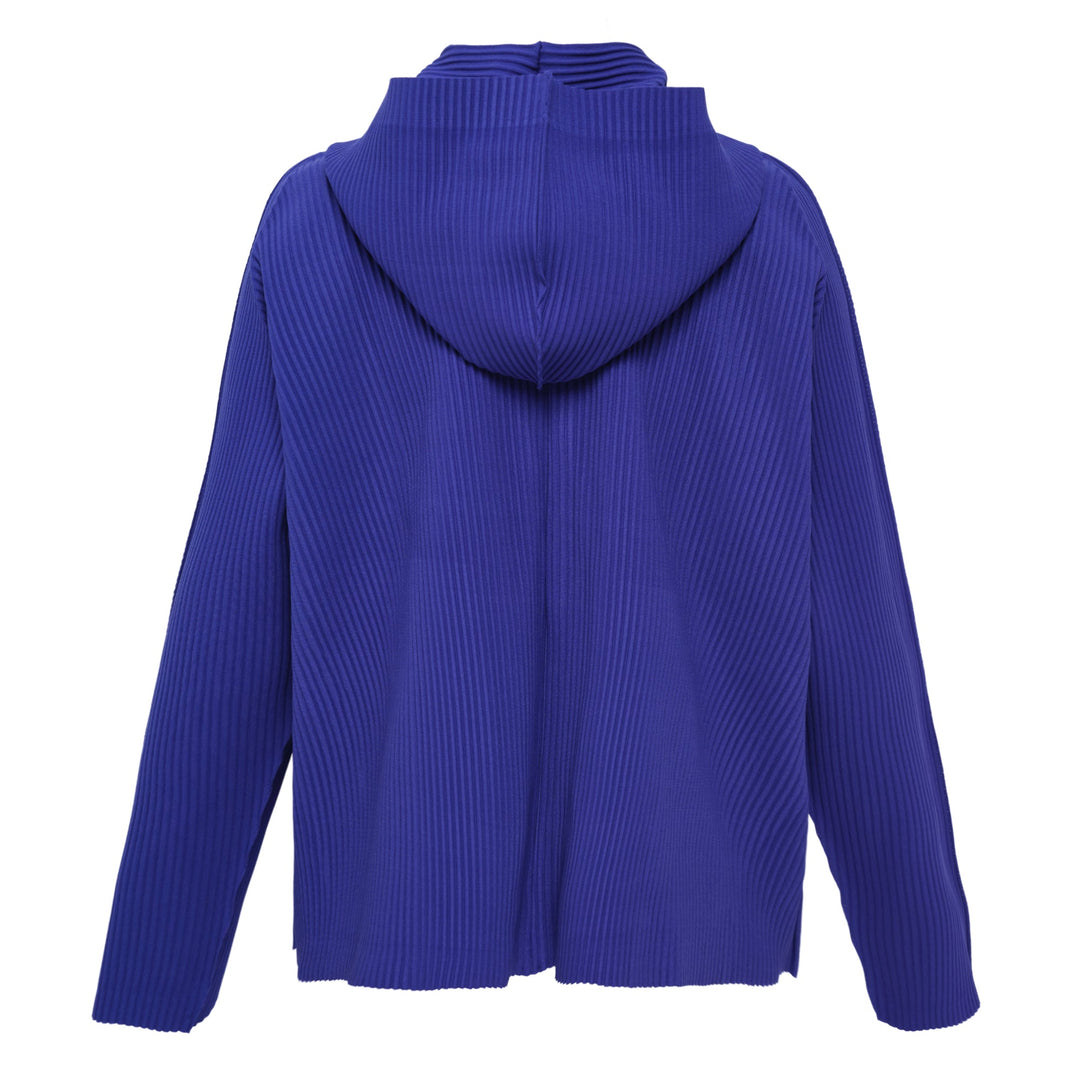 Fine Knit Pleated Blouson