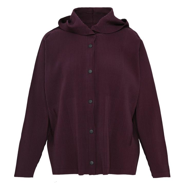 Fine Knit Pleated Blouson