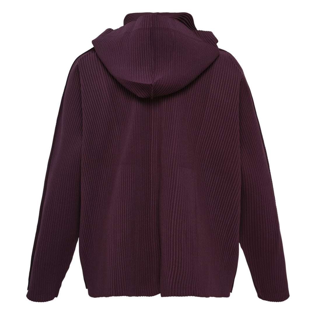 Fine Knit Pleated Blouson