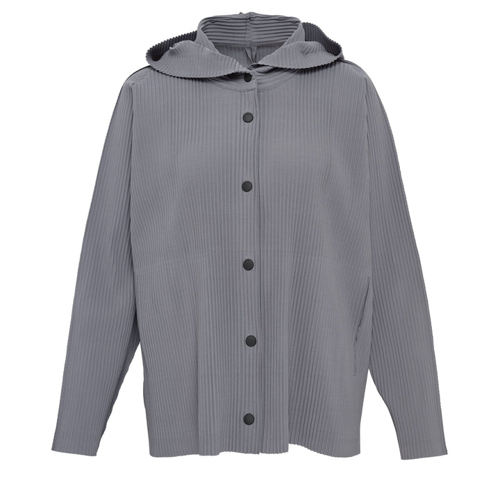 Fine Knit Pleated Blouson