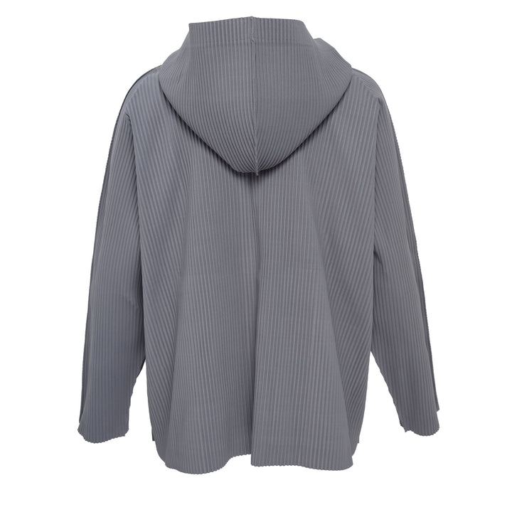 Fine Knit Pleated Blouson