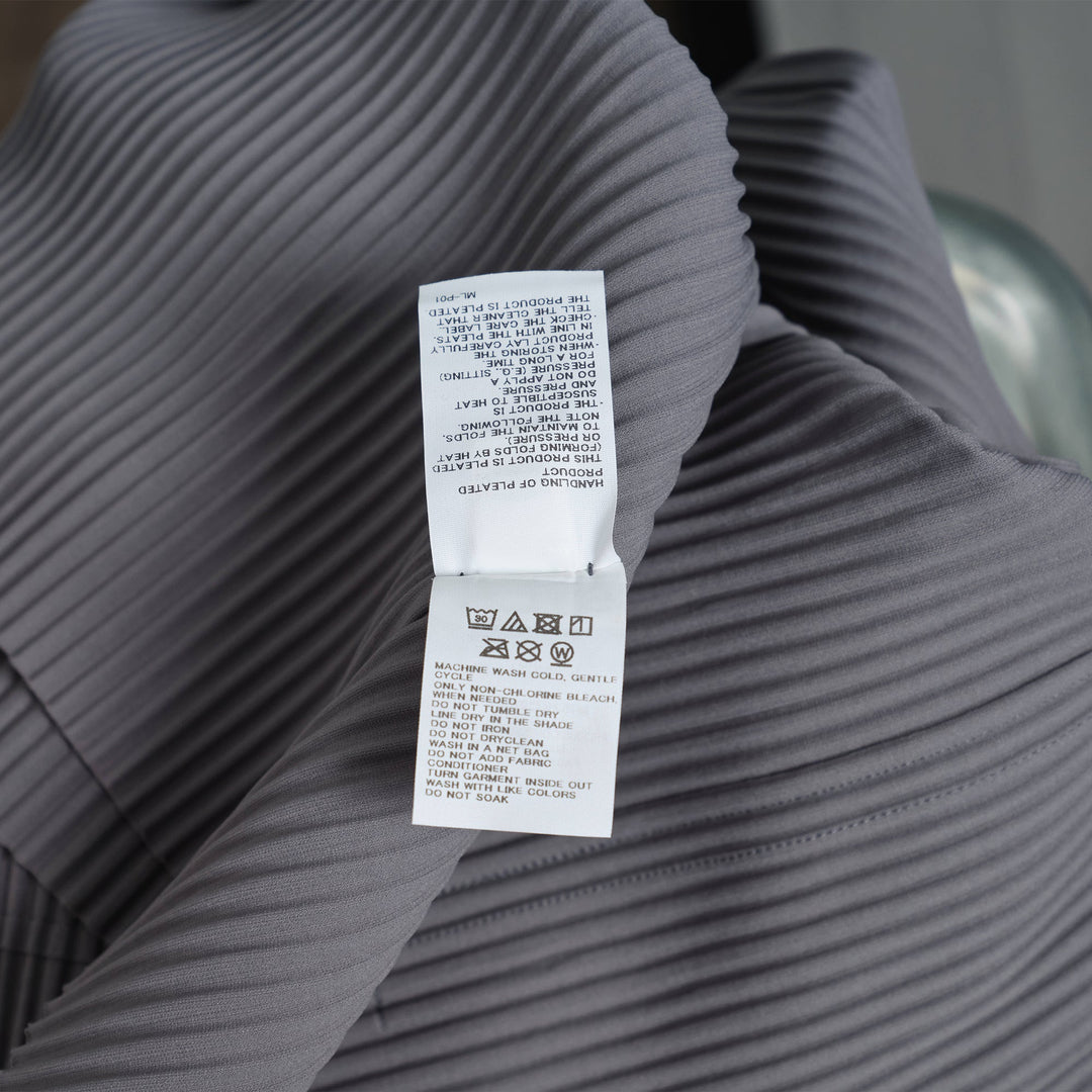 Fine Knit Pleated Blouson