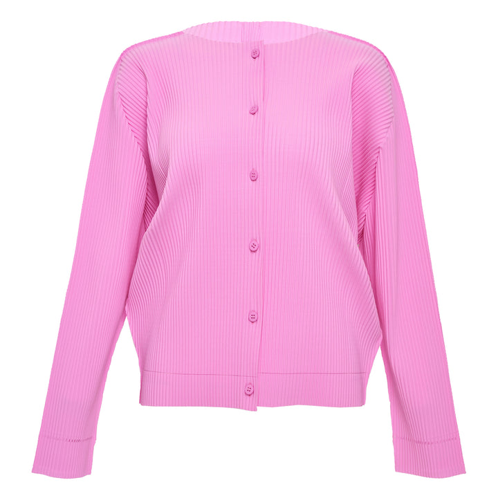 Fine Knit Pleats 2 Cardigan
