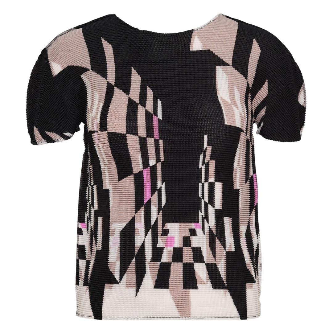 me ISSEY MIYAKE Perspective Short Sleeve Top – Available at Club 21, Official Retailer in Singapore, Malaysia & Thailand with Global Shipping Online