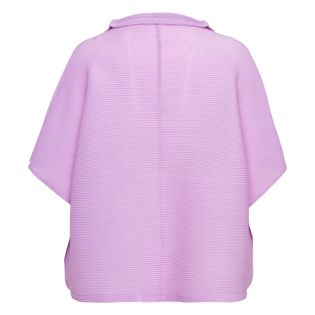 Square Stretch Pleated Cardigan