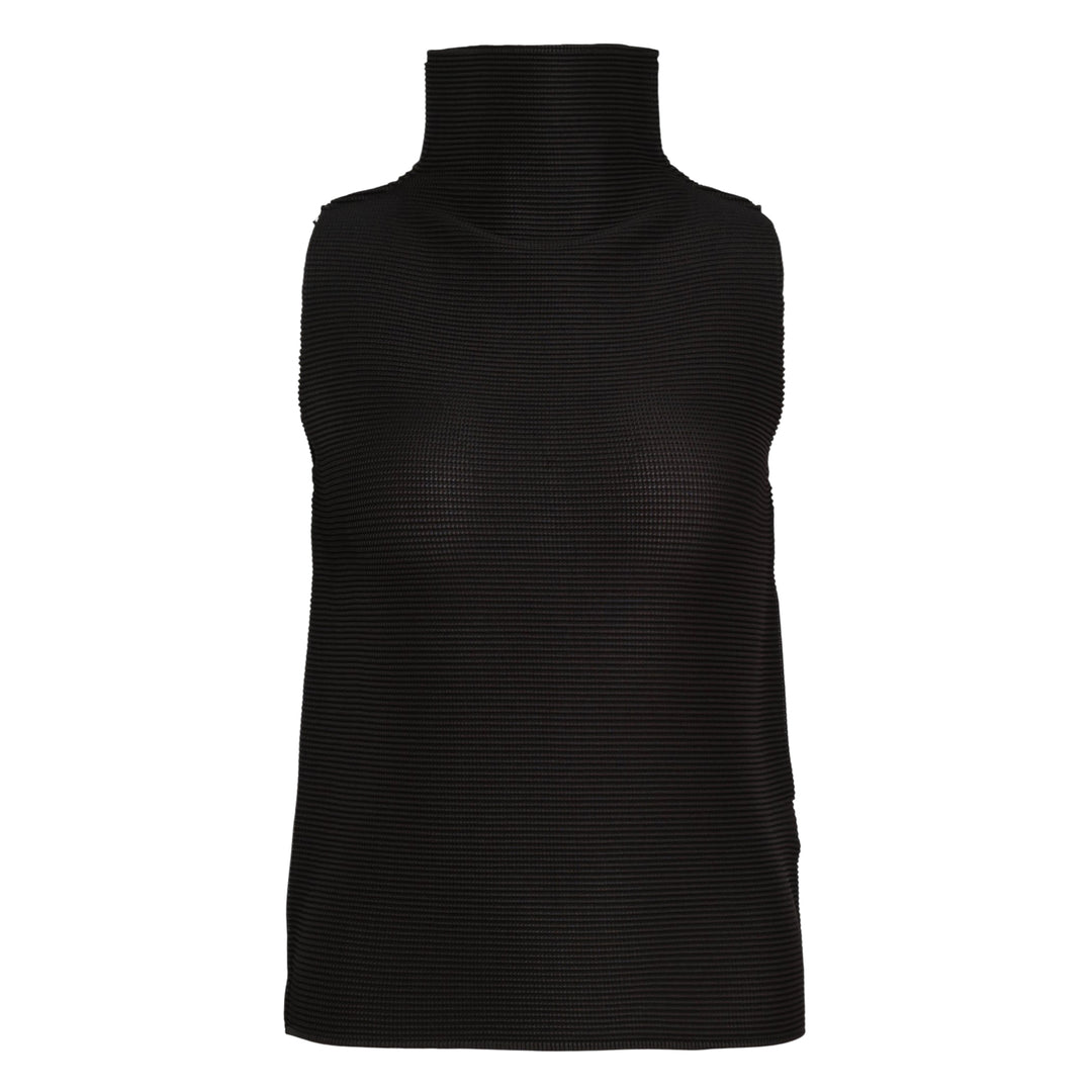 me ISSEY MIYAKE Stretch Pleats 5 Sleeveless High Neck Top – Available at Club 21, Official Retailer in Singapore, Malaysia & Thailand with Global Shipping Online