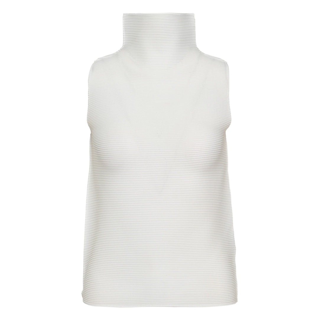 me ISSEY MIYAKE Stretch Pleats 5 Sleeveless High Neck Top – Available at Club 21, Official Retailer in Singapore, Malaysia & Thailand with Global Shipping Online
