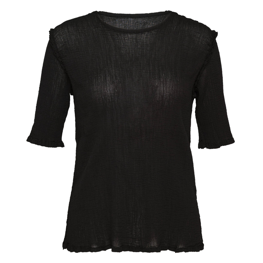 me ISSEY MIYAKE See-Through Crepe Top – Available at Club 21, Official Retailer in Singapore, Malaysia & Thailand with Global Shipping Online