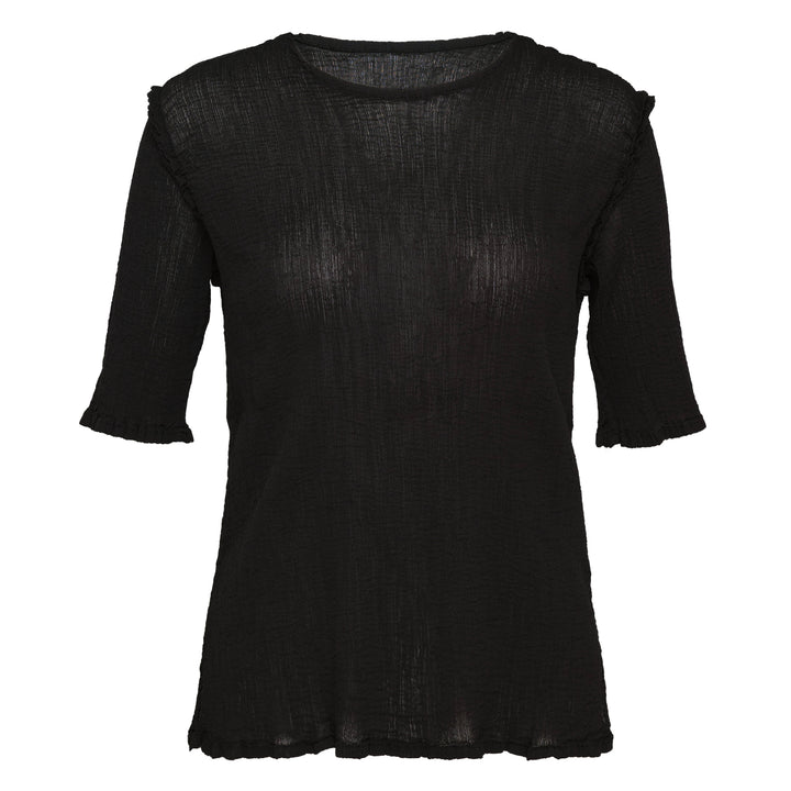 me ISSEY MIYAKE See-Through Crepe Top – Available at Club 21, Official Retailer in Singapore, Malaysia & Thailand with Global Shipping Online