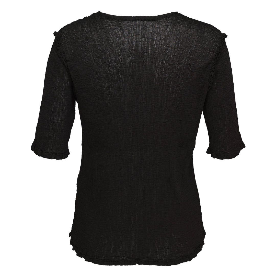 me ISSEY MIYAKE See-Through Crepe Top – Available at Club 21, Official Retailer in Singapore, Malaysia & Thailand with Global Shipping Online