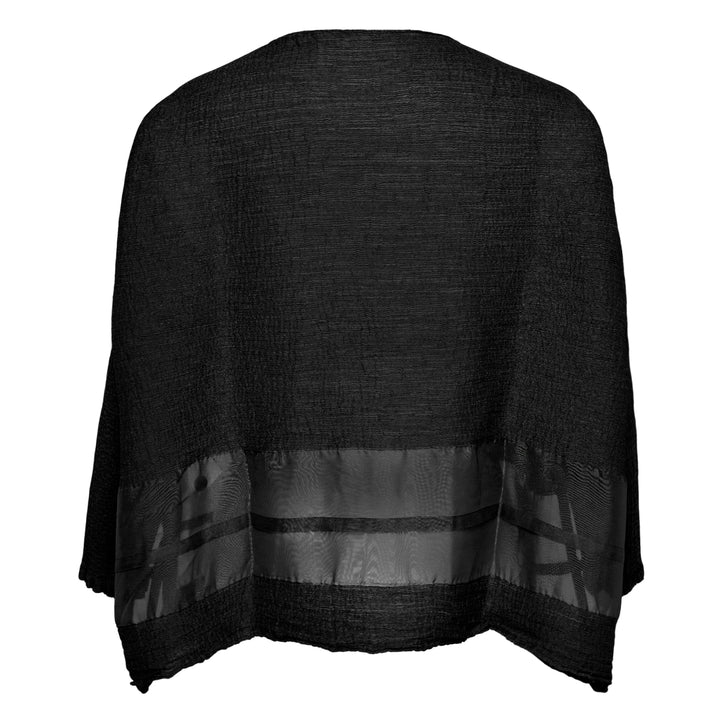 Sheer See-Through Crepe