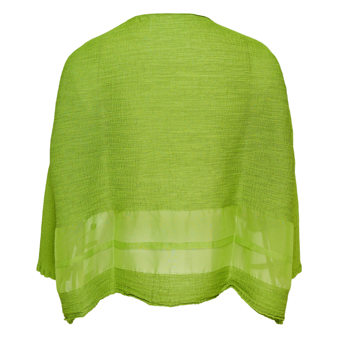Sheer See-Through Crepe