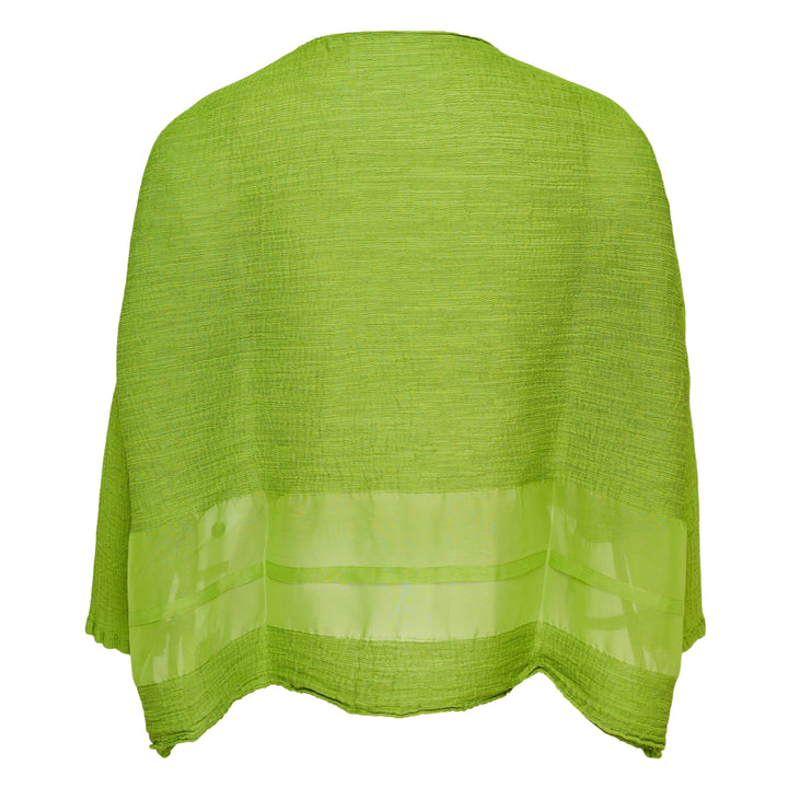 Sheer See-Through Crepe