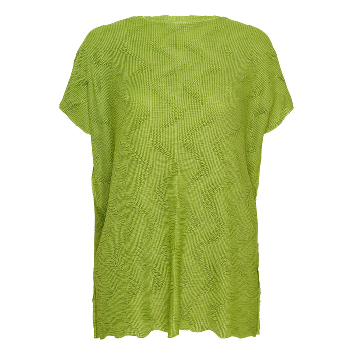 Wave Knit Stretch Pleats