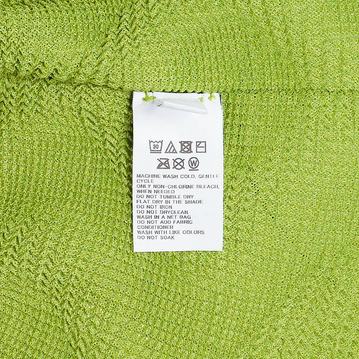 Wave Knit Stretch Pleats