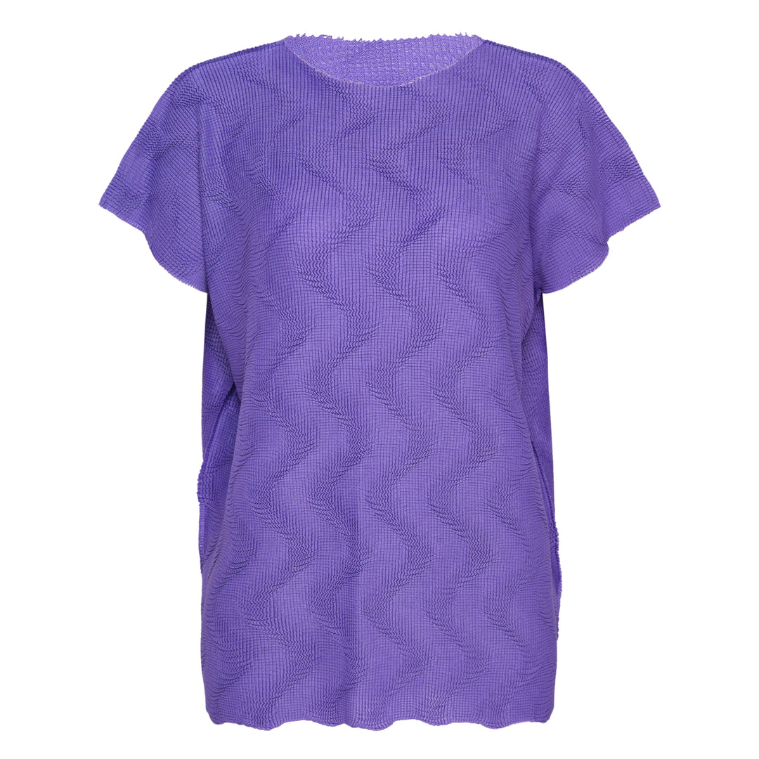 Wave Knit Stretch Pleats