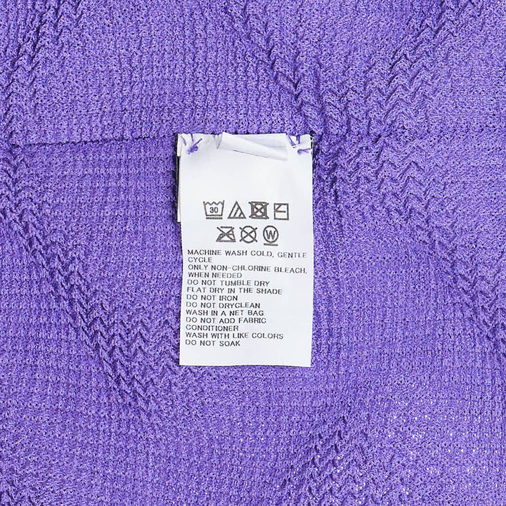 Wave Knit Stretch Pleats