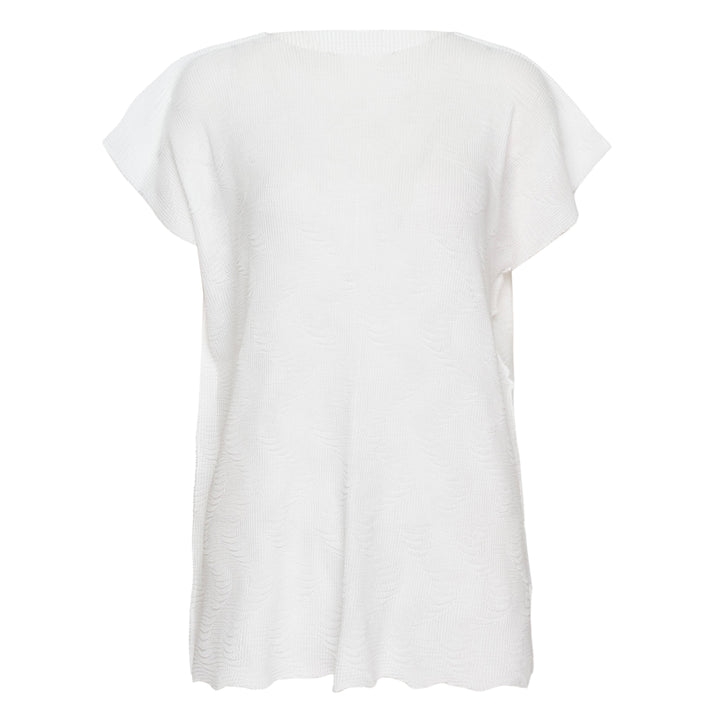 Wave Knit Stretch Pleats
