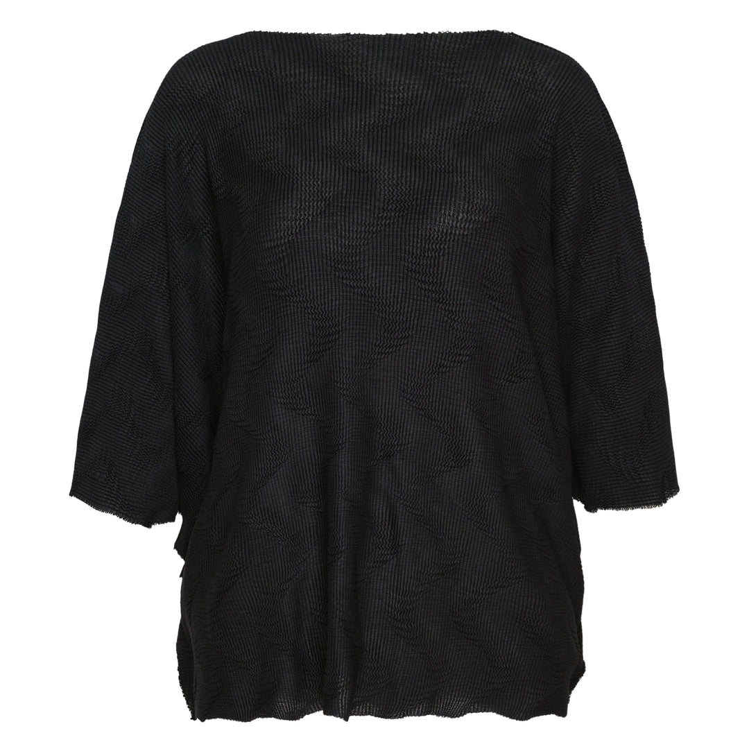 Wave Knit Stretch Pleats