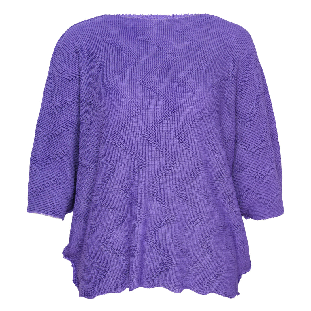 Wave Knit Stretch Pleats
