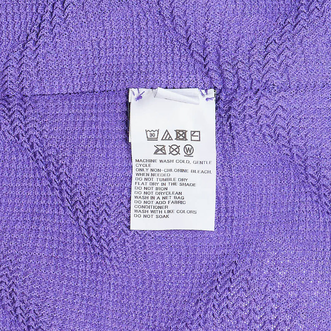 Wave Knit Stretch Pleats