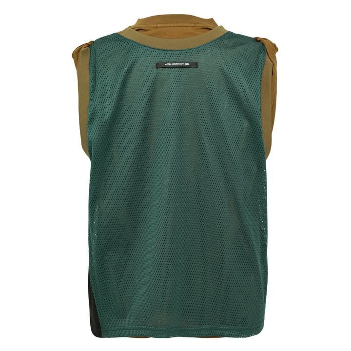 Basketball Jersey Layered Roll Tee