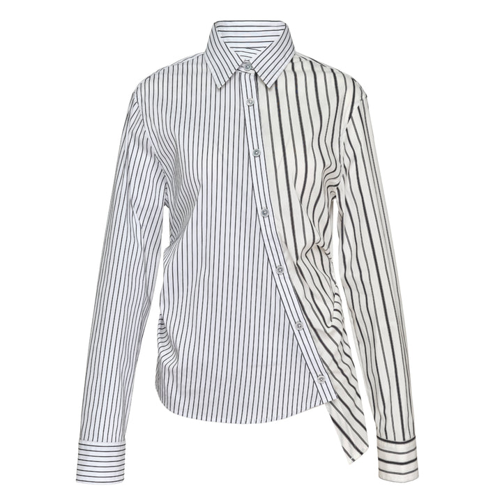 Noa Striped Twist-Tuck Shirt
