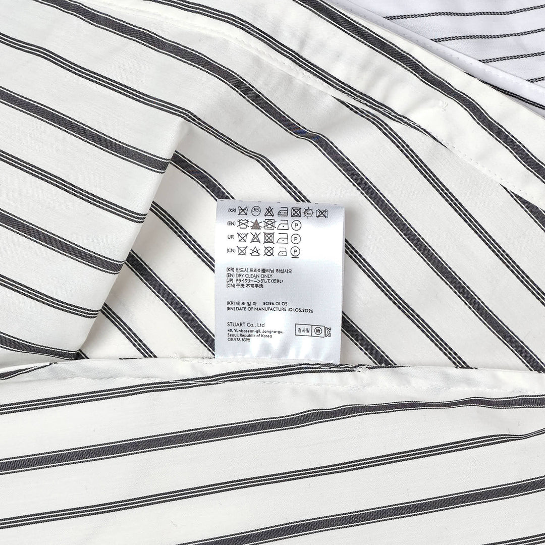 Noa Striped Twist-Tuck Shirt