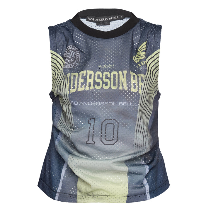 Racing Reworked Sleeveless Top