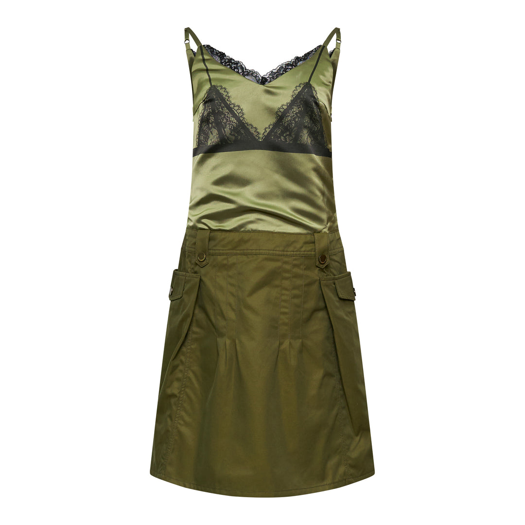 Andersson Bell Lace Bra Printed Cargo Dress – Available at Club 21, Official Retailer in Singapore, Malaysia & Thailand with Global Shipping Online