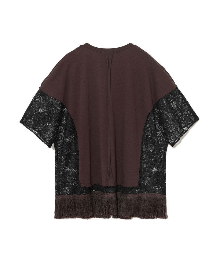 Side Lace Panel T-Shirt