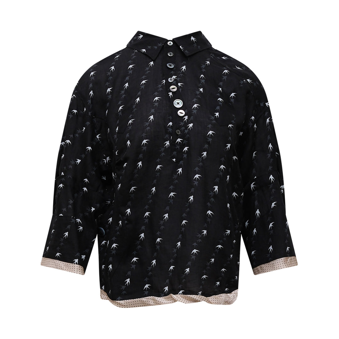 UNDERCOVER Curve Placket Pullover Top – Available at Club 21, Official Retailer in Singapore, Malaysia & Thailand with Global Shipping Online