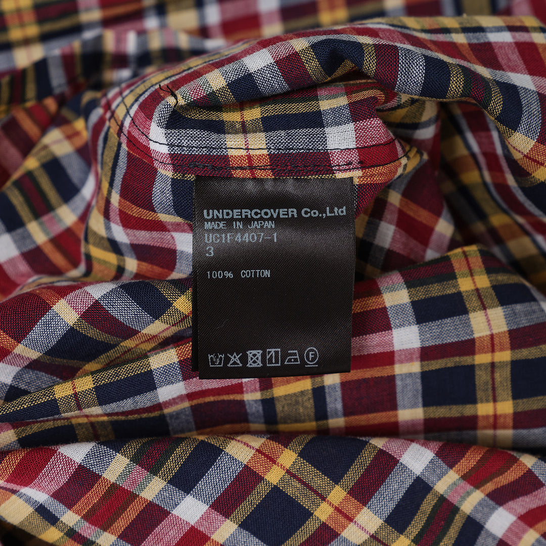 UNDERCOVER Multi Check Short Sleeve Shirt – Available at Club 21, Official Retailer in Singapore, Malaysia & Thailand with Global Shipping Online