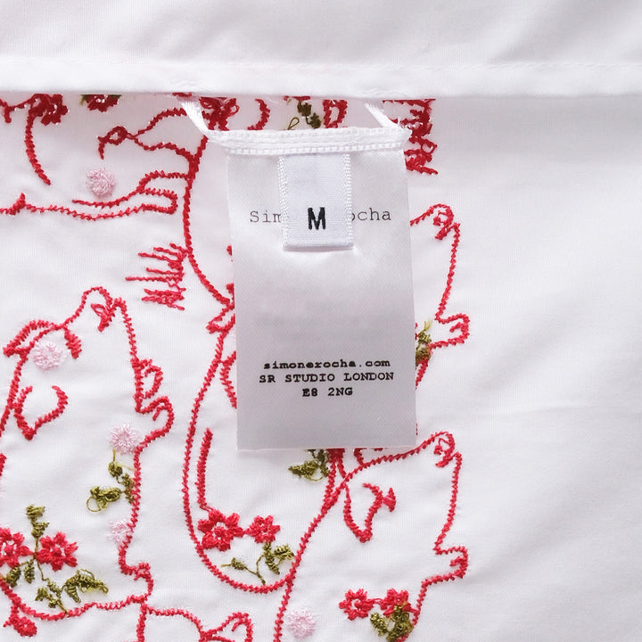 Simone Rocha Classic Concealed Button Shirt – Available at Club 21, Official Retailer in Singapore, Malaysia & Thailand with Global Shipping Online