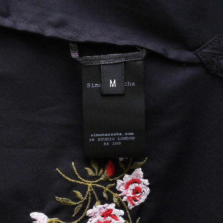Simone Rocha Boxy Pocket Shirt Embroidered Rose – Available at Club 21, Official Retailer in Singapore, Malaysia & Thailand with Global Shipping Online
