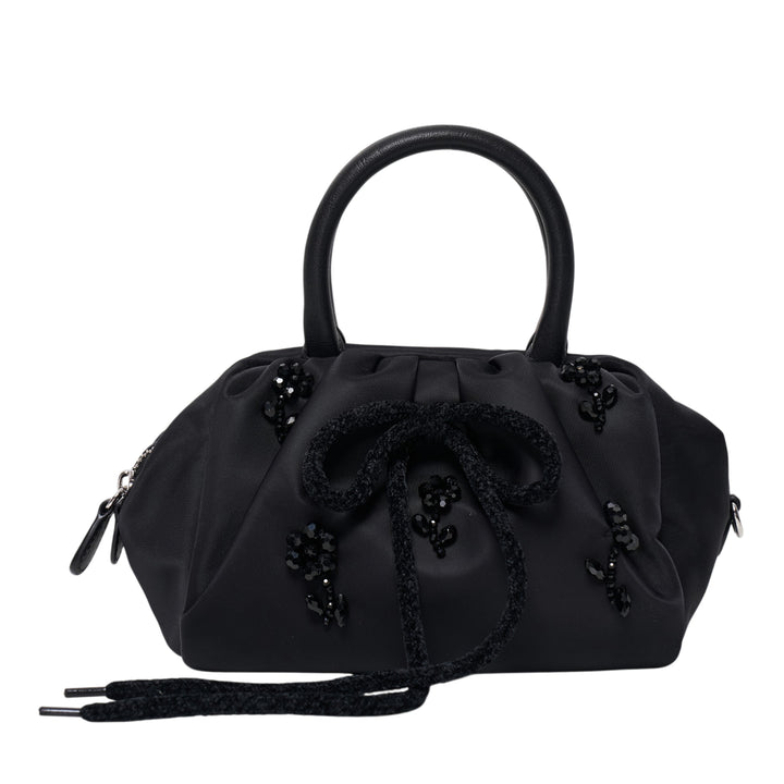 Mini Gathered Top Handle Bag