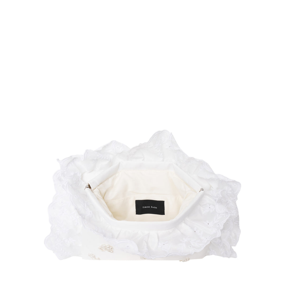 Pillowcase Clutch Bag With Embroidery