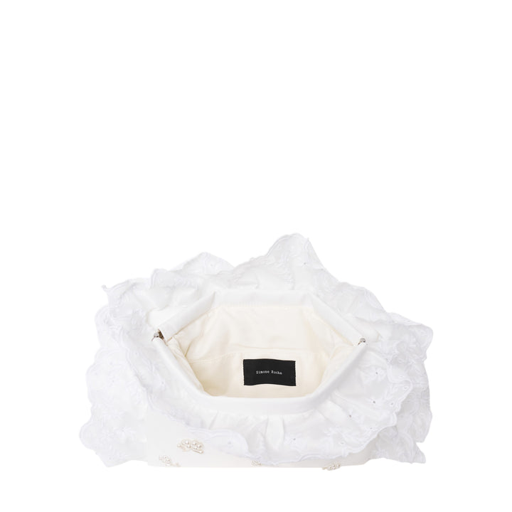 Pillowcase Clutch Bag With Embroidery