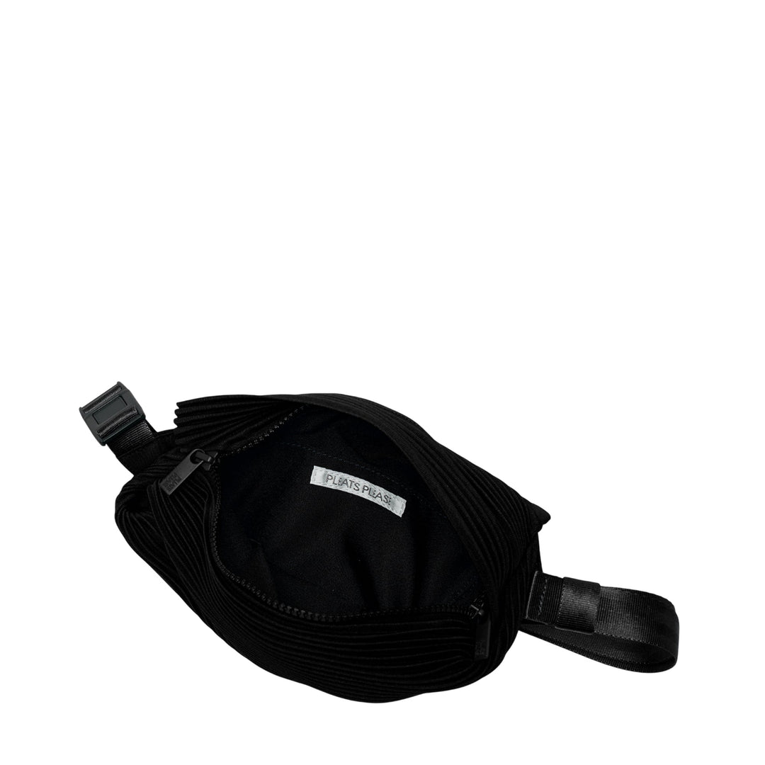 Bias Pleats Waist Bag