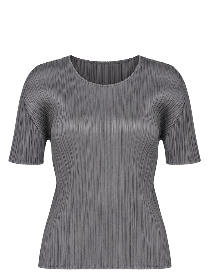 PLEATS PLEASE ISSEY MIYAKE Basics Short Sleeve Pleated Top