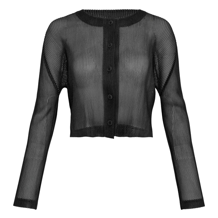 PLEATS PLEASE ISSEY MIYAKE Crop Cardigan – Available at Club 21, Official Retailer in Singapore, Malaysia & Thailand with Global Shipping Online