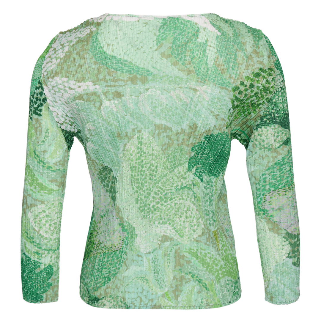 Foggy Forest Long Sleeve Round Neck Shirt