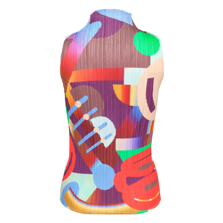 PLEATS PLEASE ISSEY MIYAKE Sleeveless High Neck Shirt – Available at Club 21, Official Retailer in Singapore, Malaysia & Thailand with Global Shipping Online