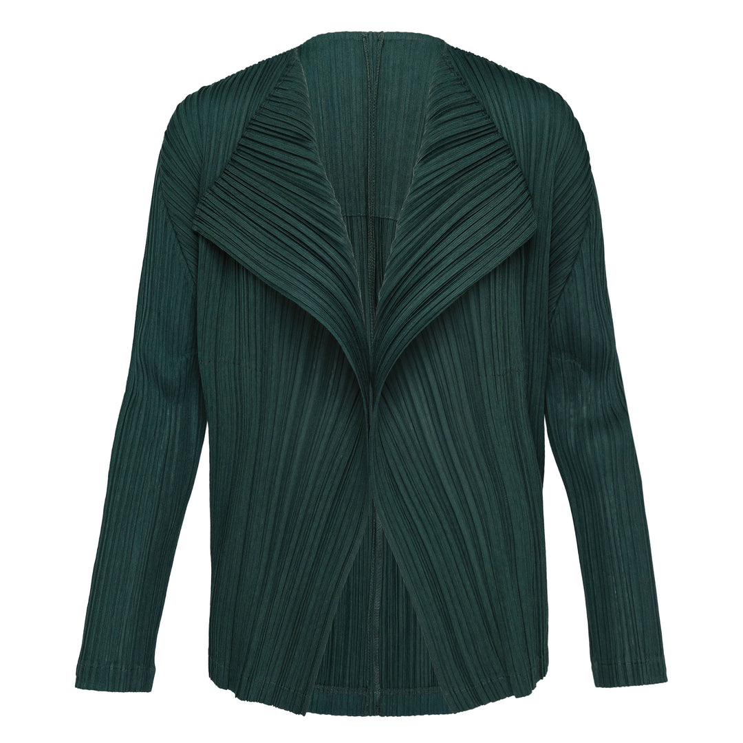 Ramie Pleats Cardigan
