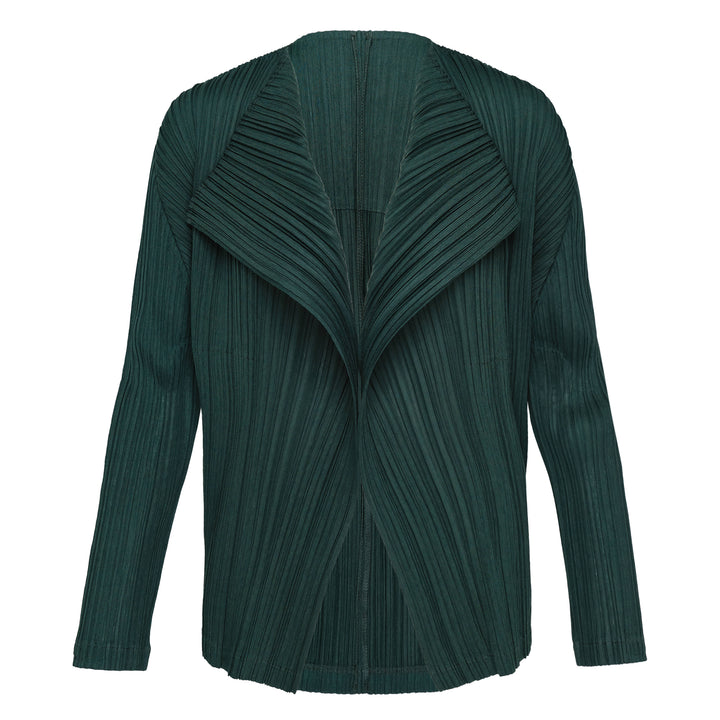 Ramie Pleats Cardigan
