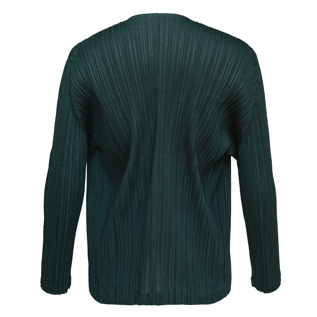 Ramie Pleats Cardigan