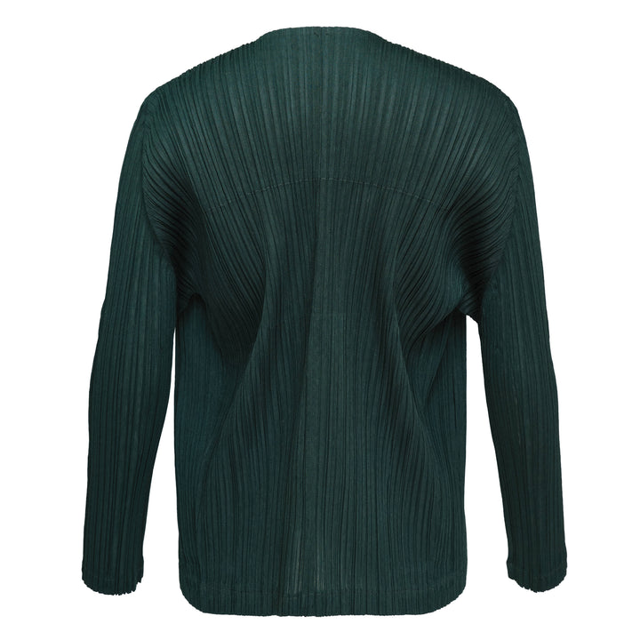 Ramie Pleats Cardigan