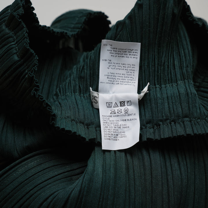 Ramie Pleats Cardigan